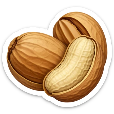 Peanut sticker