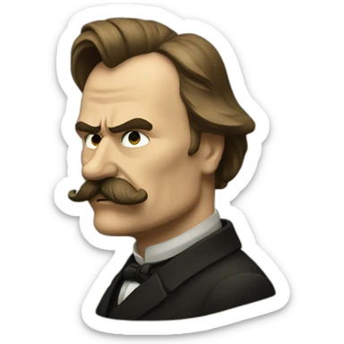 Nietzsche sticker