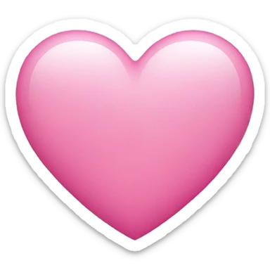 pink heart sticker