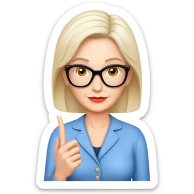 Cool mom in her 50s sticker