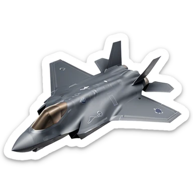 F-35 Lightning II - Lockheed Martin (Model Year: 2022) (Iconic colour: Stealth gray) sticker
