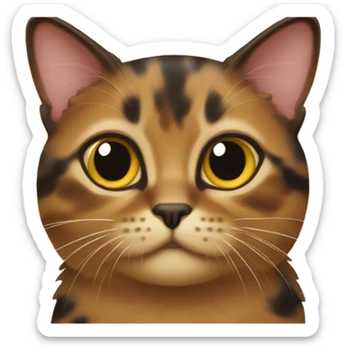 Torteshell cat sticker
