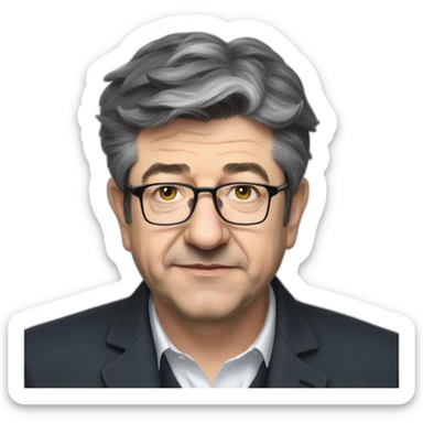Jean Luc Mélenchon as a pokémon sticker