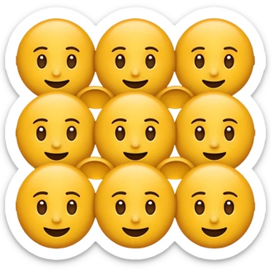  emoji style from top down view, simplified but accurately recognizable silhouette, centered and isolated sticker