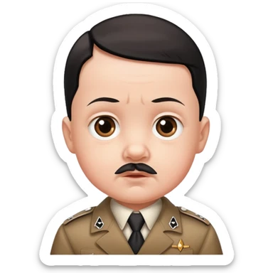Hitler babyface sticker