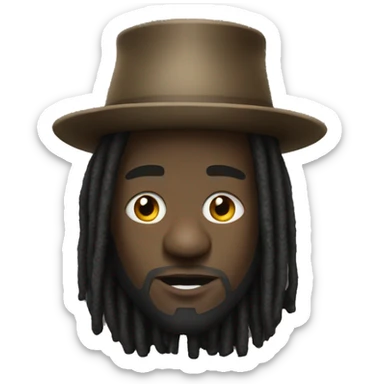 A wale with a cylinder on his hat sticker