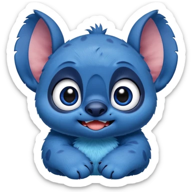 Lilo and stitch make stitch cute sticker