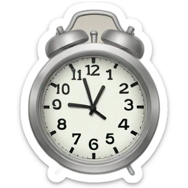 One minuter and one clock sticker