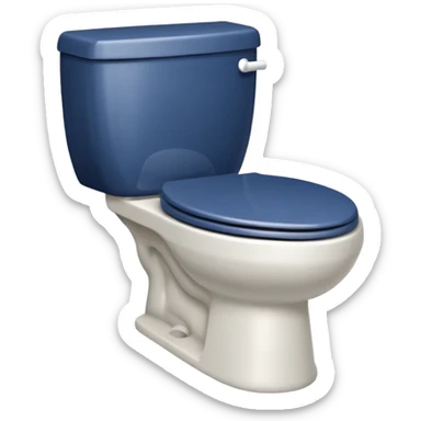 toilet item sticker