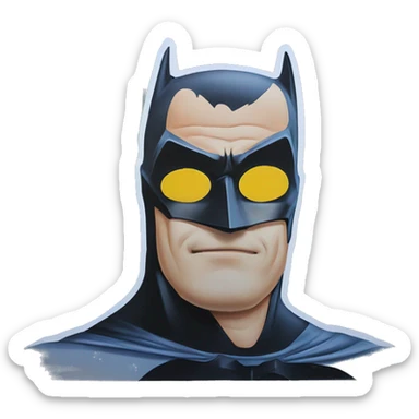 Batman. Marseille.foot sticker