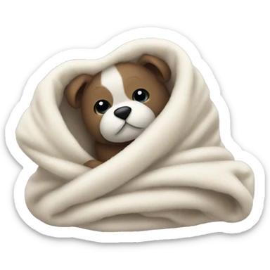 cozy fluffy blanket sticker