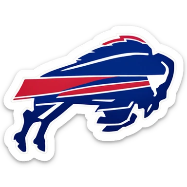 Buffalo football sticker