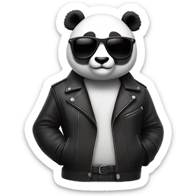 cool panda sticker