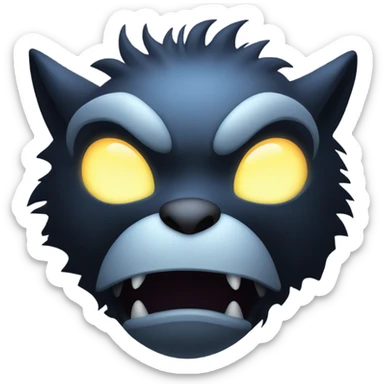 beast comes out at night sticker