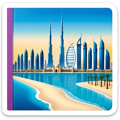 guide to traveling to Dubai sticker
