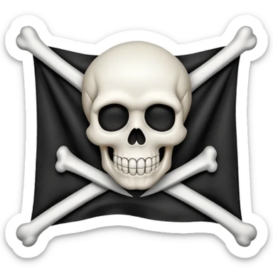 Make luffy jolly Roger emoji sticker