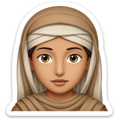 Middle eastern habibi sticker