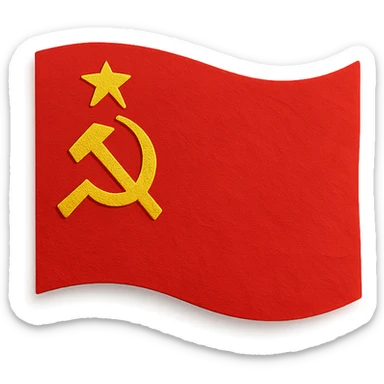 Soviet Union flag sticker