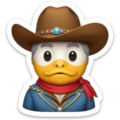 A wild western parler madem sticker