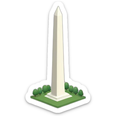 washington monument sticker