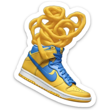 Dunk nikes bleu sticker