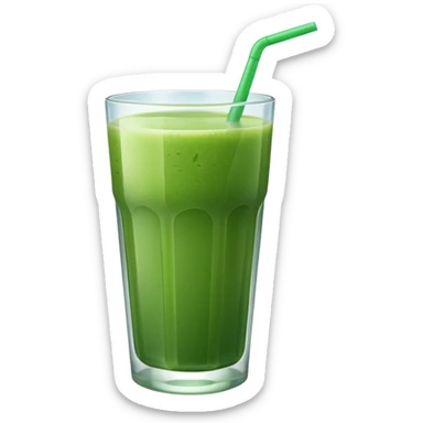 VERY BIG GREENJUICE GLASS sticker