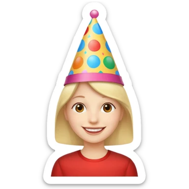 Happy & celebrating emoji sticker