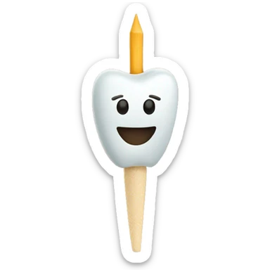tooth pick sticker