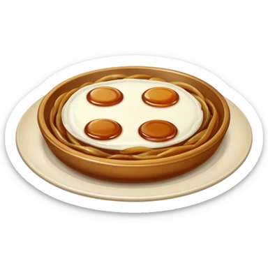 caramelised onion plate sticker