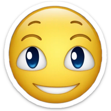 Happy emoji with stars instead eyes. Background is US flag sticker