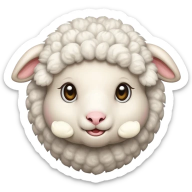 baby sheep sticker