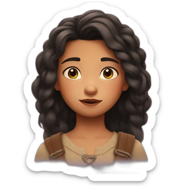Girl-from-disney-brave-film-but-make-her-face-sad sticker