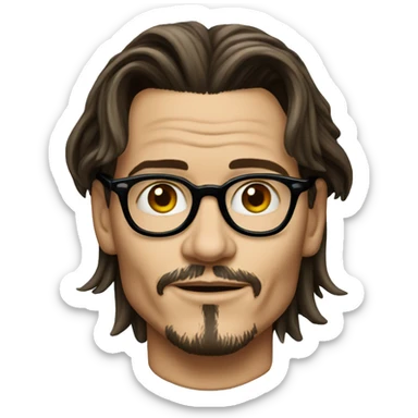 Johnny Depp sticker