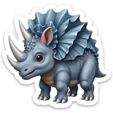 Triceratops sticker