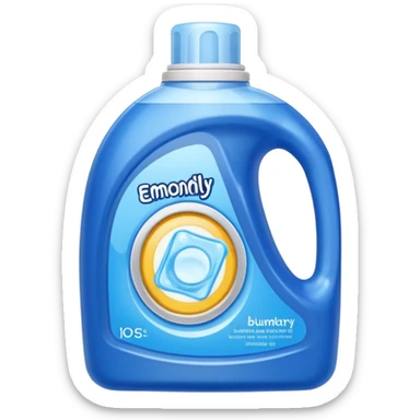 LAUNDRY DETERGENT sticker