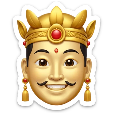 Chinese God of Wealth sticker