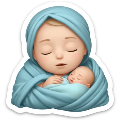 Neonata appena nata sticker