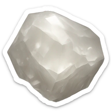 White quartz sticker