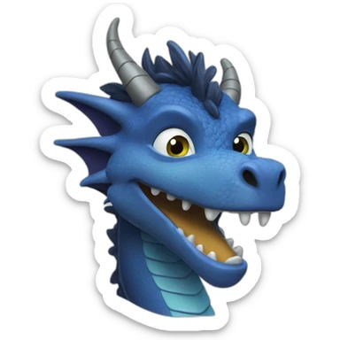 Dragon DreamWorks krokmou sticker