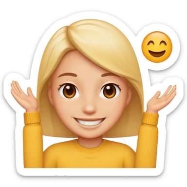 recreate this image in the emoji style sticker