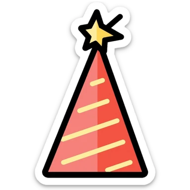 party hat sticker