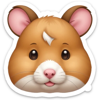 hamster with dog ears 🐶🐹 sticker