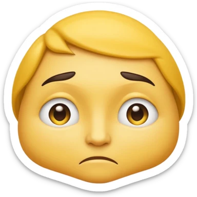 The look you give someone when you are tempted by something, know you shouldn’t do something but want to, afrer saying noooo we shouldn’t l, as if to say “or should we?” In classic yellow face emoji style. Sort of chin doen, slight smirk but downwards, and eyebrows up and eyes suggestive sticker