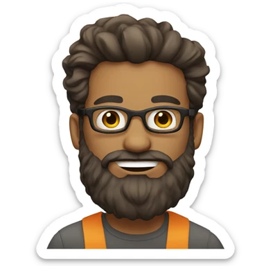 product owner beard sticker