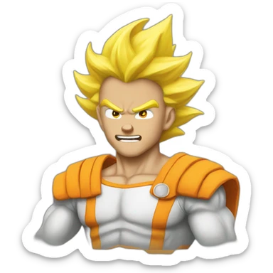 Super sayan sticker