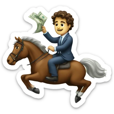 dylan riding the stock market sticker