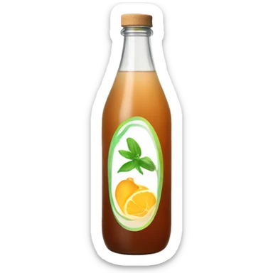 a bottle of kombucha  sticker