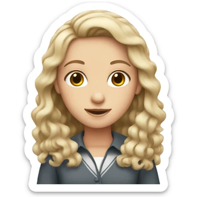 Single Jewish white girl sticker