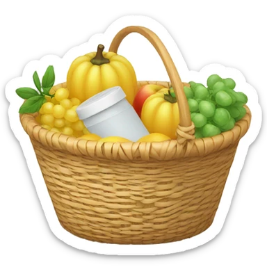 product basket sticker