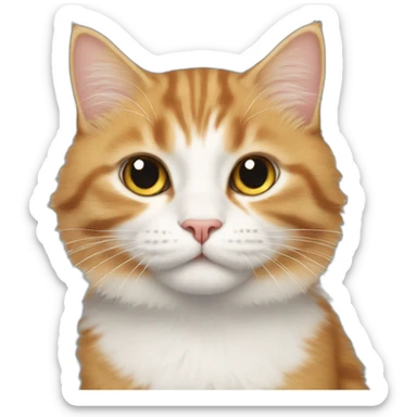 Ed Sheeran as a cat sticker